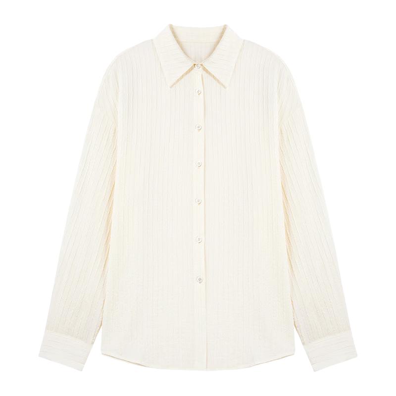 Women s Textured Long-Sleeve Commuter Shirt S