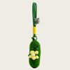 Cute Carrot Broccoli Vegetable Bag Pendant Handmade Knitted Keychain Doll Small Pendant Creative Gift