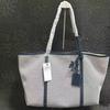 Cross-Border Large Capacity Canvas & Leather Tote - Fashionable Women's Shopping Bag