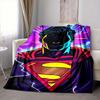 1 Stück Superman Flanell Überwurfdecke Weich, Warm & Gemütlich für Sofa, Bett, Büro und Reisen Vielseitig für Alle Jahreszeiten Geschenk, Weihnachtsgeschenk