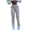 Blugi cu talie înaltă Buzunare Pantaloni cargo Femei Pantaloni estetici din denim Streetwear