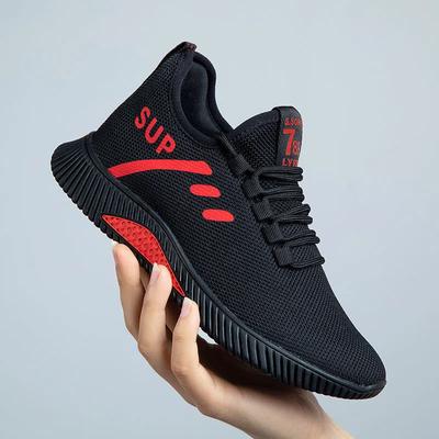 Nieuwe Fly-Knit Sneakers Damesmode Casual Kokosnoot Schoenen Trendy Veelzijdige Ademende Zomer Hardloopschoenen