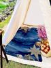 Celestial Night Sky Blanket Reversible Flannel Throw For Stargazers All Season Comfort Cosmic Dreams Gift 60X80