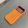 For iPhone Air iPhone 17 Pro Max Case For MagSafe Magnetic Ripple PU Leather Silicone Phone Cover Non-Slip Shockproof Bumper
