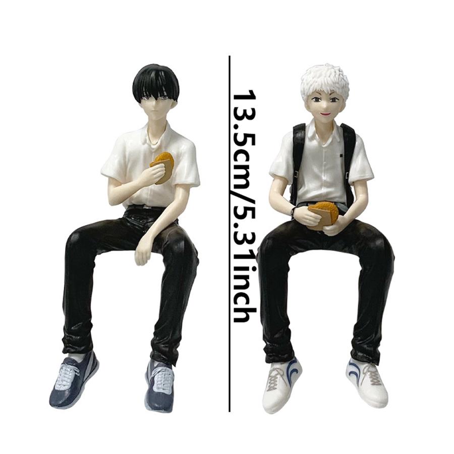 Hikaru 13.5cm/5.31in ga Shinda Natsu Figura de Anime Hikaru Indou Figura de Acción Yoshiki Tsujinaka Figura de PVC Modelo de Colección Juguete
