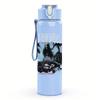 1PC Retro Band Black White Collage Poster Print 750ml Portable Sports Water Bottle Leakproof Gym Outdoor Travel Drink Cup