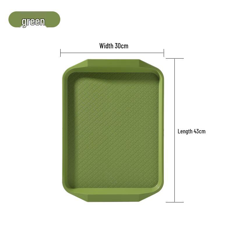 Commercial Chinese Style Rectangular Plastic Tray