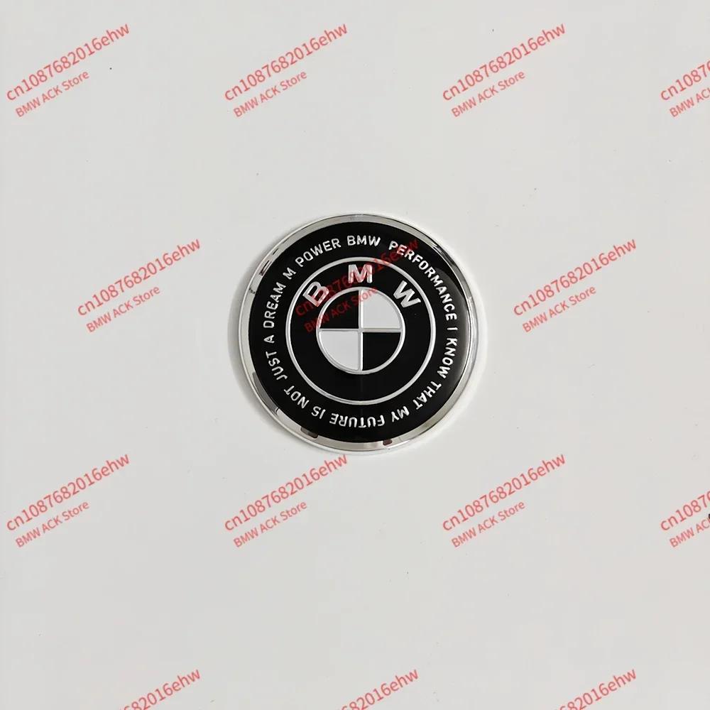 ADZW9 1Pcs 45mm Car Steering Wheel Badge Emblem Stickers for BMW E36 E46 E53 E90 E60 E61 E93 E87 X1 X3 X5 X6 F30 F20 F10 Accessories