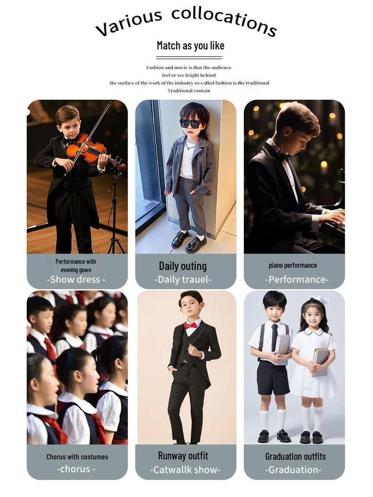 Boys' Black Leather Velcro Shoes - Soft Sole Performance Shoes for Spring/Autumn