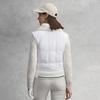 Fila Golf Series Fashion Simple Quality Casual Sports Golf Versatile Comfortable Goose Down Warm Down Vest Women Vest Jade-White A11W615904FWT