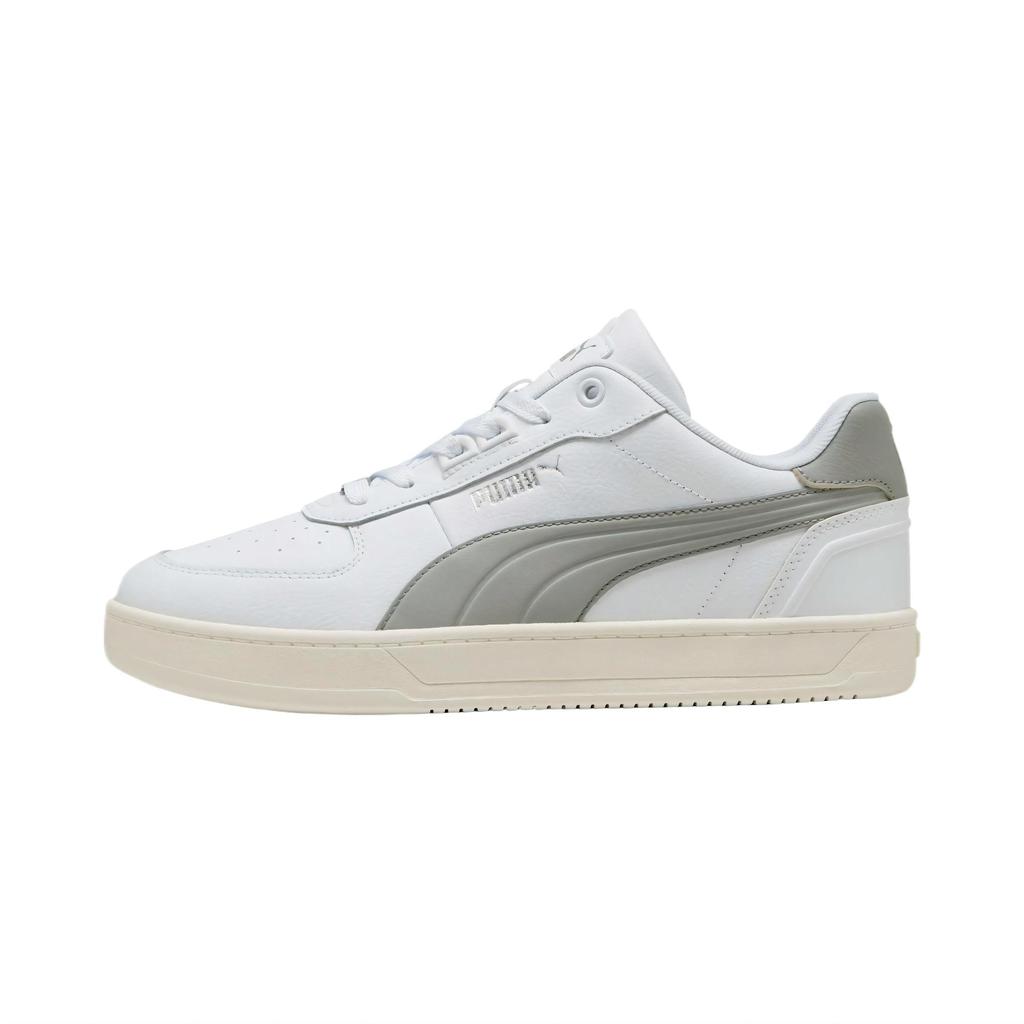 Puma Caven 2.0 Lux White Flat Light Grey Unisex Sneakers Warm-White 395016-14