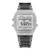 Casio F-91WS-8HDF (F-91WS-8) Digital Square Vintage Retro Transparent Unisex Urethane Watch