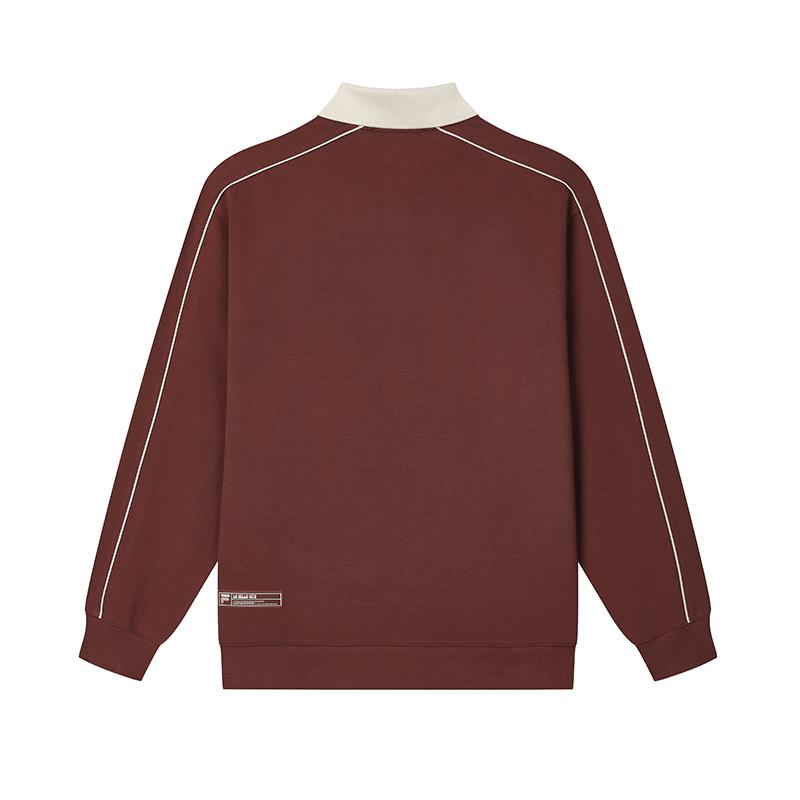 FILA Polo Shirts Men's Terracotta Red Brown Polo Collar Moderate Straight Fit F11M439205FBN