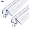 Bathroom Product Shower Seal Keep Bathroom Clean No Friction Noise Prevent Leaks Rubber Strip Easy Installation
