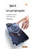 iPhone 16 Case: Rotating Magnetic Stand, Ultra-thin Electroplated for 13, 14 Pro Max, 15