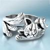 Opening Ring Vintage Jewelry Gift Anti-fade Unisex Wrap Open Ring for Party