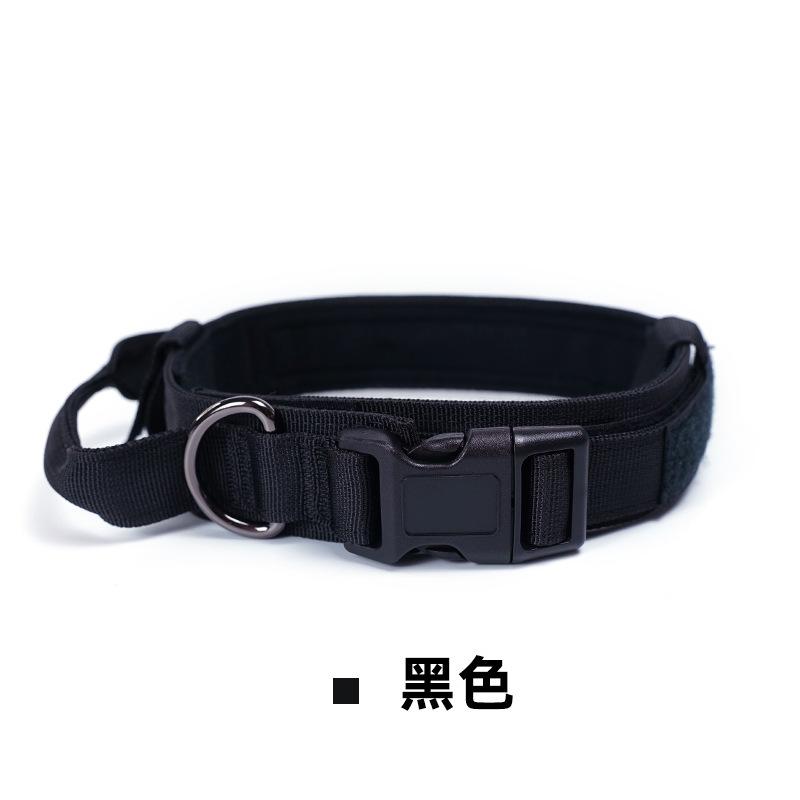 Big Dog Training Collar Pet Collar Military Dog Collar Medium and Large Dog Outdoor Training Dog Leash Tactical Collar