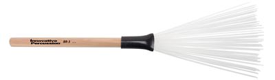 Innovative Percussion Fester Nylonbesen Holzgriff Medium [BR-3]