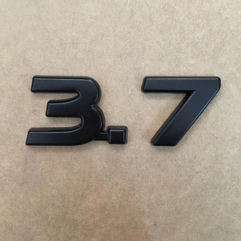 Compatible IPL Car Grille & Fender Emblem 3.7 Side Sticker Set for Infiniti
