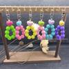Korean Style Cute Colorful Beaded Heart Phone Lanyard and Camera Charm for Women