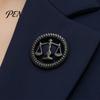 Lawyer Scale Brooch Justice Lapel Pin for Lawyer, Vintage Balance Alloy Badge Brooch, Formal Outfits Accessories Offices and Graduations