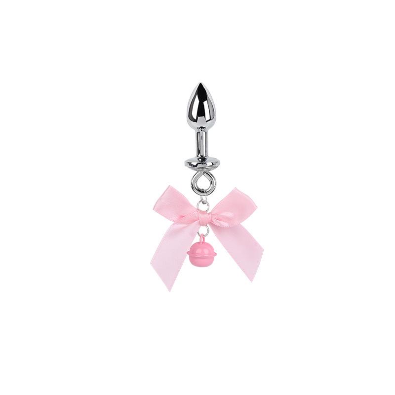 Bow Knot Bell Nipple Clamps & Anal Plugs Set – Couple's Intimate Toys Collection