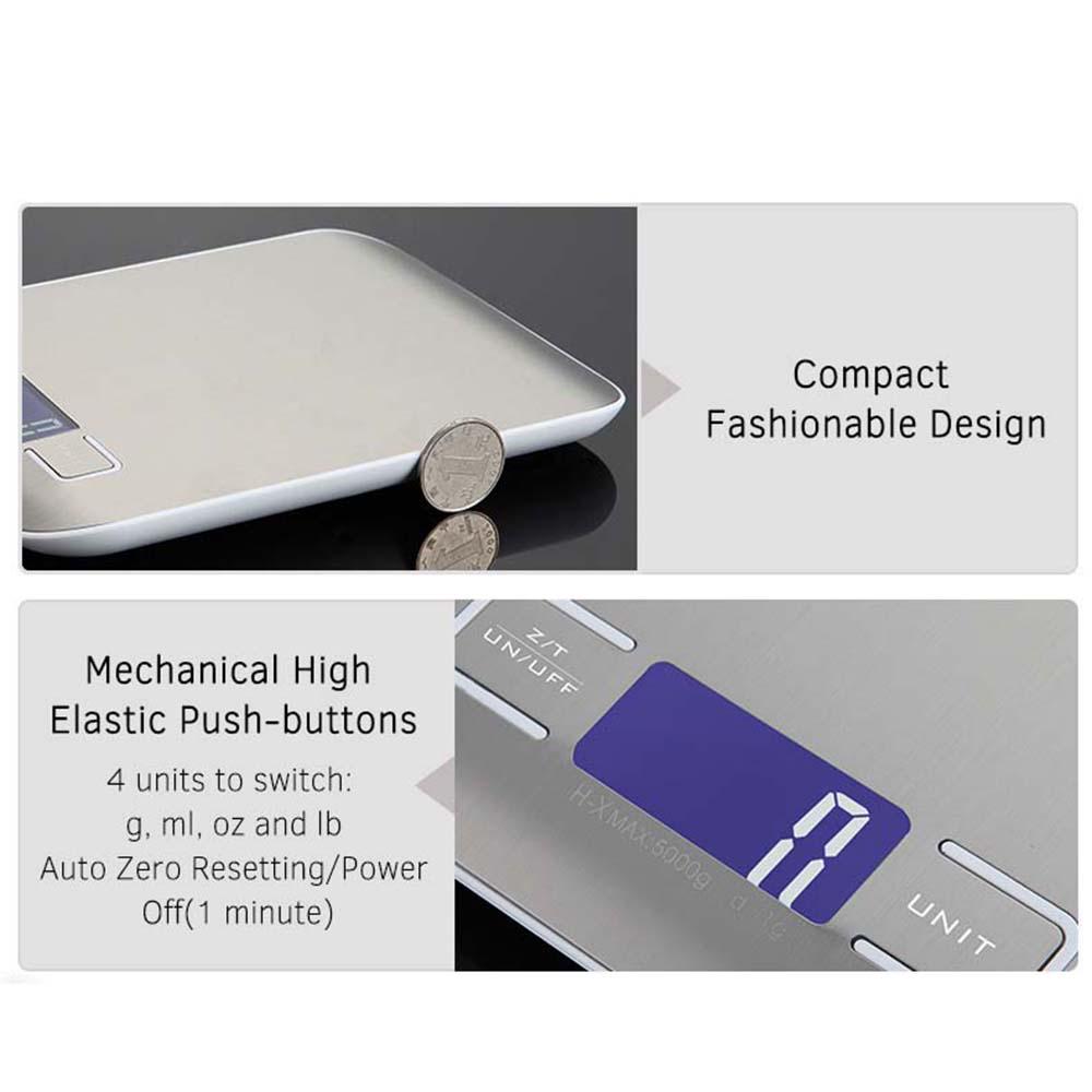 Portable Digital Scale Mini Digital Kitchen Scale Professional Accurate Electronic Scale Precision Balance 10kg*1g DH