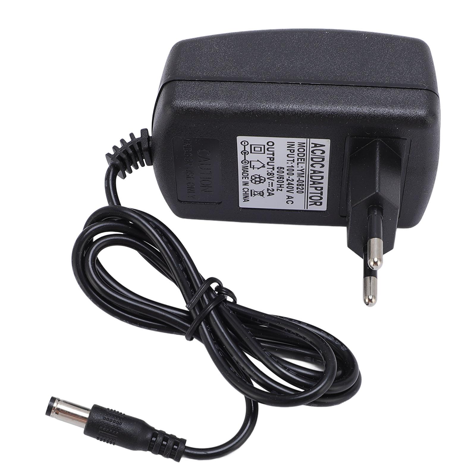 

Адаптер питания 8 В 2 А 5,5 x 2,5 мм DC порт зарядный кабель для динамика светодиодный дисплей экран