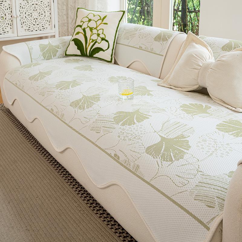 

Летняя фиксированная нескользящая подушка для дивана, летний коврик для дивана, подушка, новинка 2025 года, цельный летний чехол 110*210cm