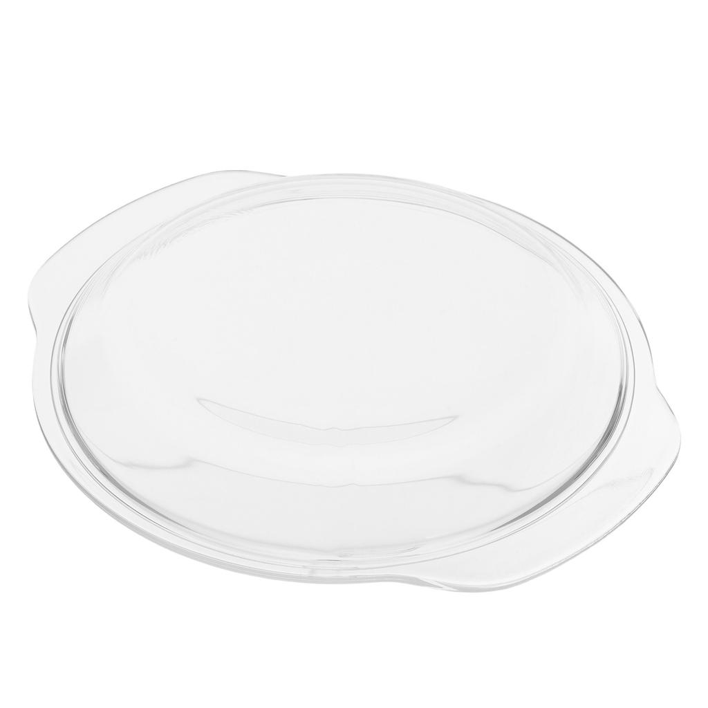 Glass Microwave Plate Cover Splash-Proof Reusable Transparent Microwave Dish Cover for Food Splatter 17.8cm Food Covers