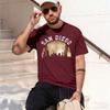 San go Skyline City Vintage Baseball Lover TShirt Summer ShortSved Breathable SweatWking Versatile Trendy TShirt 2026 New Mo