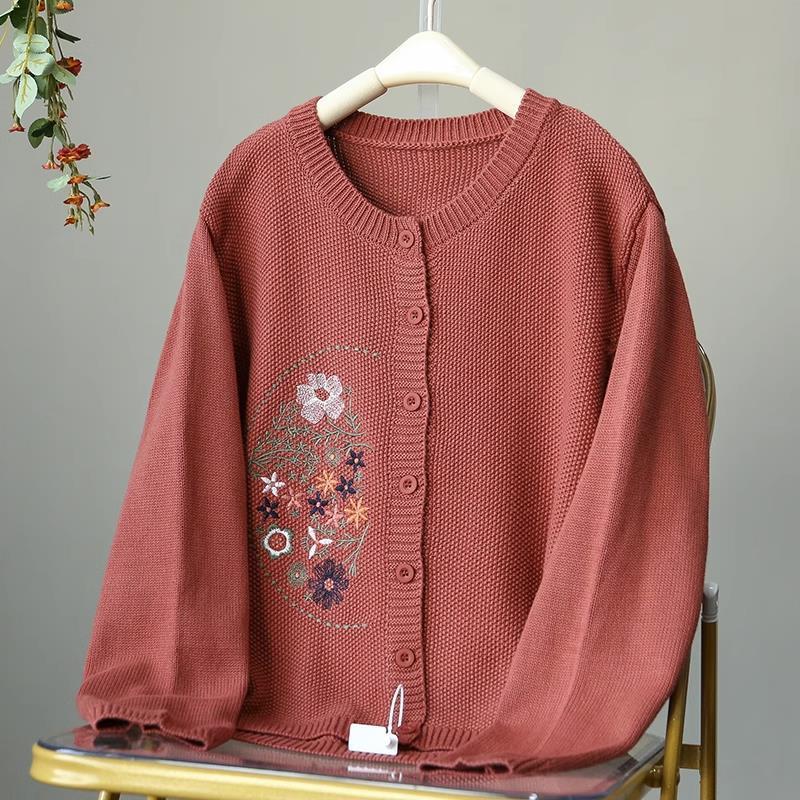 

Кардиган свитер пальто для женщин большой размер хлопок плюш осень зима утолщенный свитшот повседневная трикотажная куртка XXXL красный