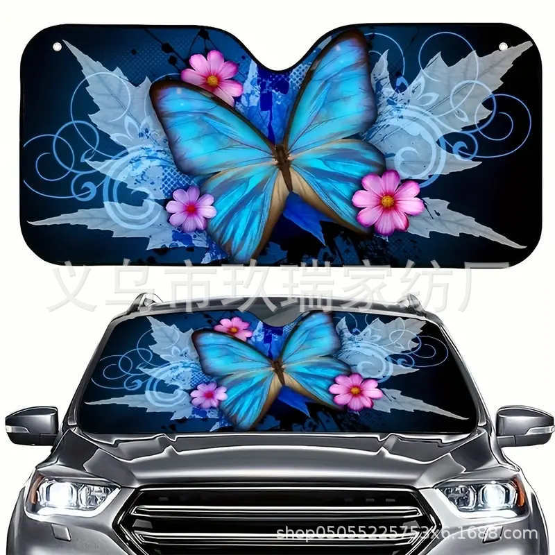 Summer Hot Car Sunshade Funny Cartoon Big Eye Pattern Custom One Piece