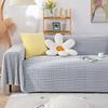 Double-Sided Retro Sofa Cover Nordic Sofa Cover Cotton Blanket Full Covered Non-Slip Sofa Cover Protective Cover