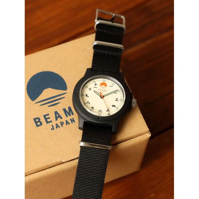 [Beams Japan] Watch BJ Arabic Numeral Watch SP BLACK FREE Black