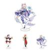 Genshin Impact Acrylic Stand Desktop Decor Featuring Kazuha Venti Klee Hutao Ganyu Paimon For Anime Fans