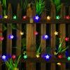 Solar String Flower Lights Outdoor Waterproof 50 LED Fairy Light Decorations for Garden Fence Patio Yard Christmas Tree, Lawn, Party