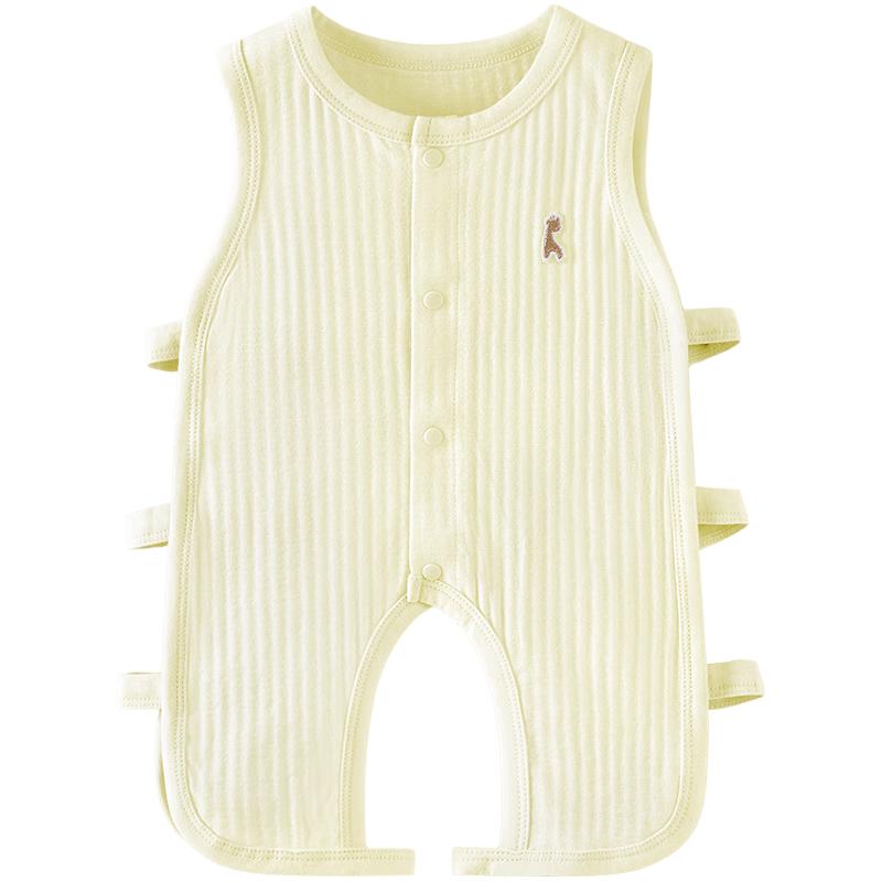 TONGTAI Infant Sleeveless Pure Cotton Pipa Romper