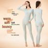Fenteng Women's 7A Antibacterial Seamless Thermal Underwear Set