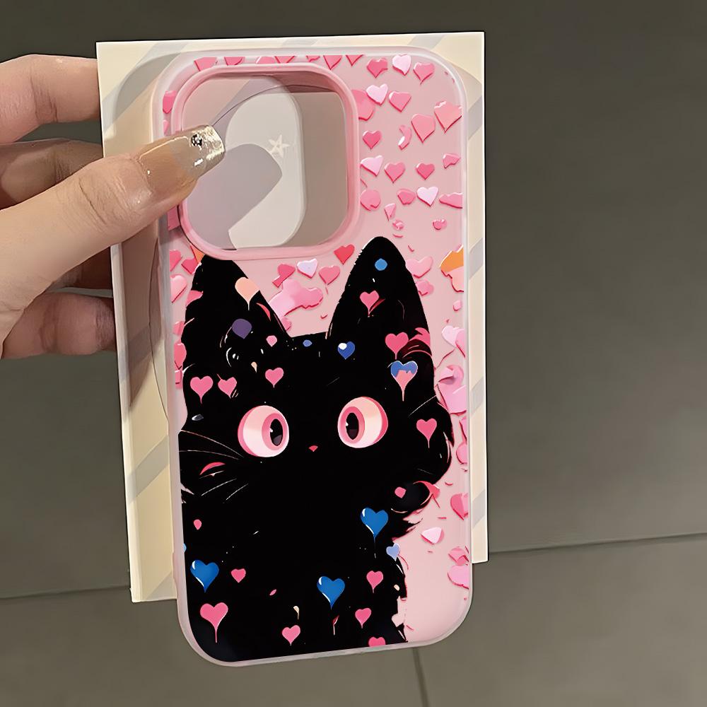 Malovaný kryt na telefon pro iPhone 15 11 13 14 pro 15 16 Pro Max 12 13 16 Pro Roztomilý Módní Vtipný Kryt na telefon se šňůrkou Nejnovější Doporučení Top prodeje