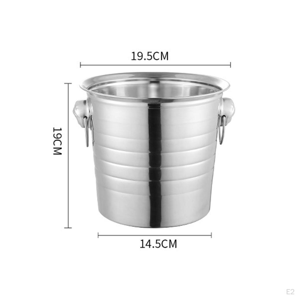 Cubo de hielo con abrazadera, cubos de cerveza, práctico y portátil, herramienta para enfriar bebidas para fiestas en hoteles.