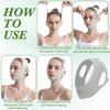 Breathable Face Lifting Belt Adjustable Face Lift Band Portable Chin Up Mask  Skin Care