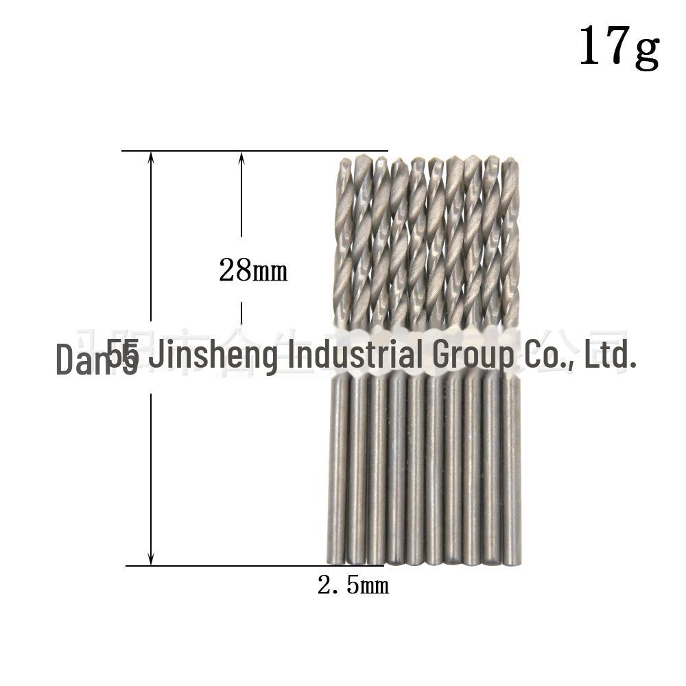 10-Piece High-Speed Steel Twist Drill & 5-Piece Hand Drill Bit Set