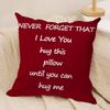 Funny Hug Me Cushion Cover Soft Plush Fabric DoubleSided Printed Cushion Covers for All Seasons Modern Home Decor