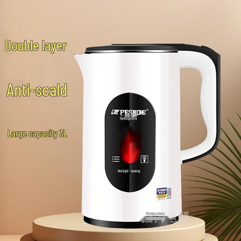 

Електрочайник: Нержавіюча сталь 304, Ізольований, Автоматичне вимкнення Electric Kettle