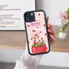S-Strawberry-shortcake Girl Phone Case For IPhone 11 12 13 14 15 16 17 Pro Max Plus Shockproof Protecti Case