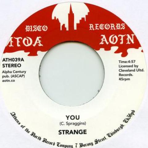 

7inch Record STRANGE - You / Space V ATH039 Athens Of The N 1978 UK Soul/Funk