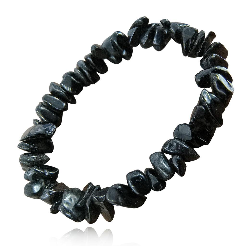 Natural stone gravel bracelet, natural crystal chalcedony beaded elastic rope bracelet, incentive gift, fluorite gravel bracelet.