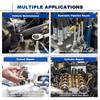 50/100/200PCS Bonded Seal Washers Zinc Plating Sealing Ring Gasket for Sump Plugs Oil M6 M8 M10 M12 M14 M16 M18 M20 M22 M30 Ring
