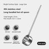 304 Stainless Steel Multifunctional Sauce Spoons with Long Handle Durable Cooking Scoop for Kitchen Baking Seasoning Oil Spoon